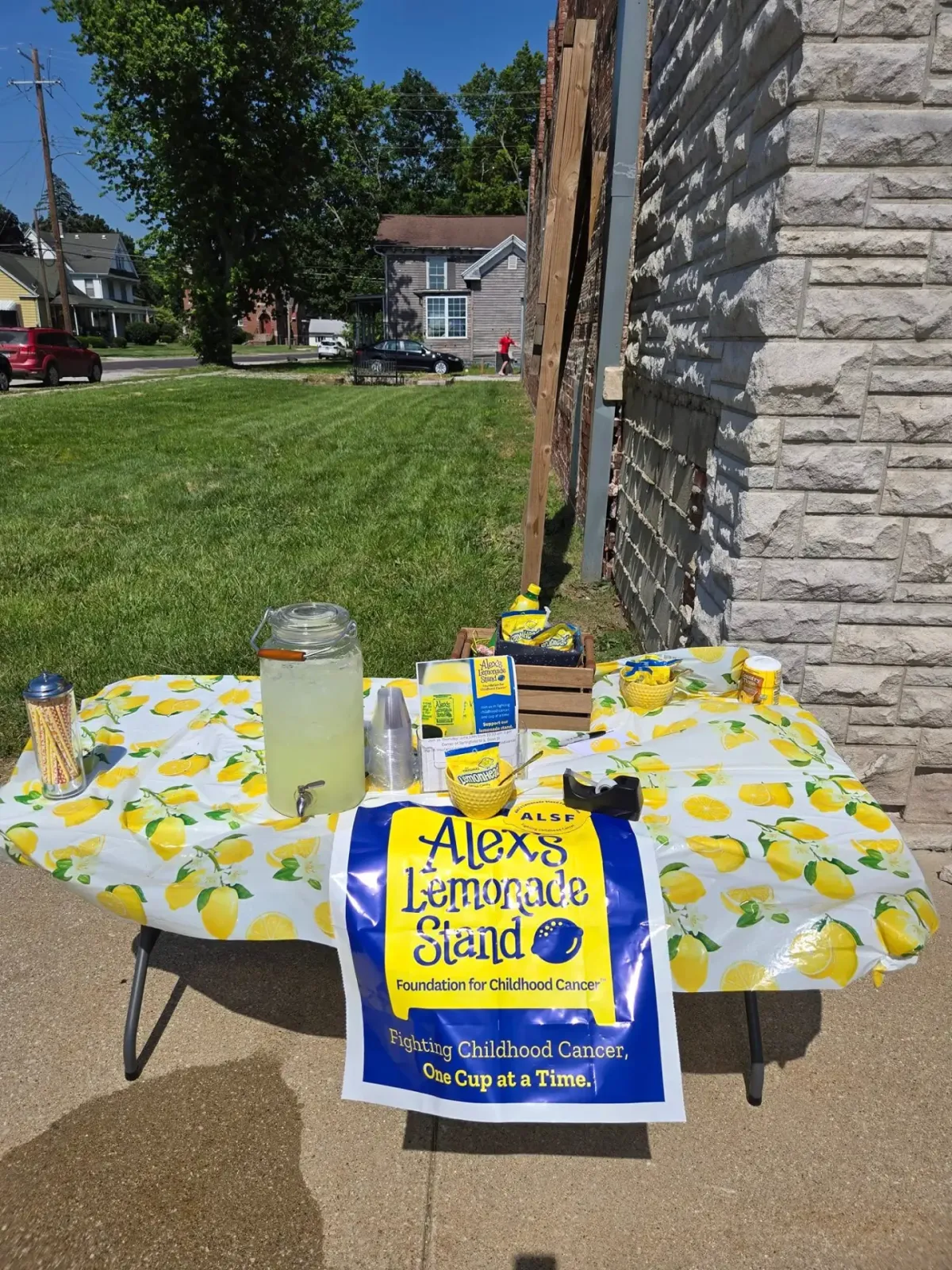 Alex's Lemonade Stand fundraiser supporting childhood cancer research